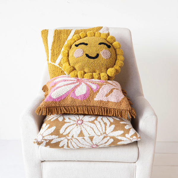 Tufted Sun Pillow
