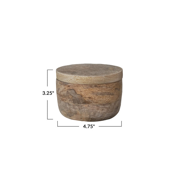 Mango Wood Salt Cellar