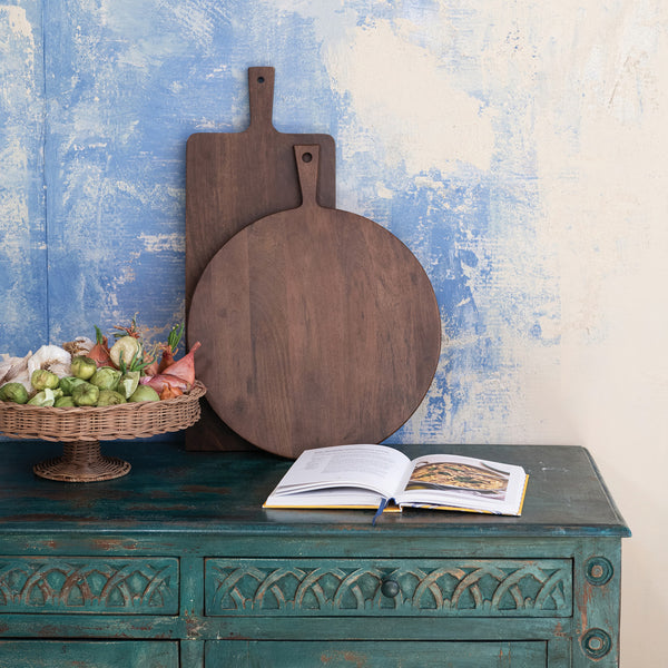 Round Mango Wood Cheese Board