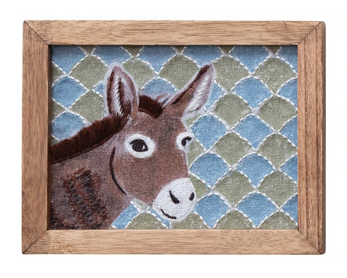 Farm Friends Embroidered Wall Art
