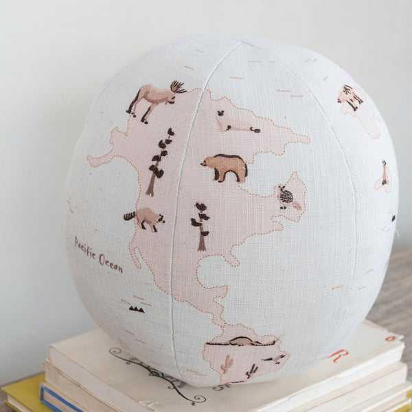 Animals Around the Globe Pillow