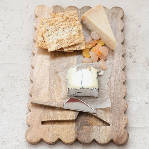 Scalloped Edge Cheese Board