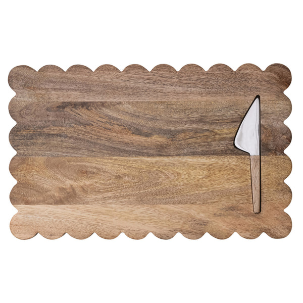 Scalloped Edge Cheese Board