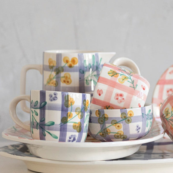 Spring Grid Mugs