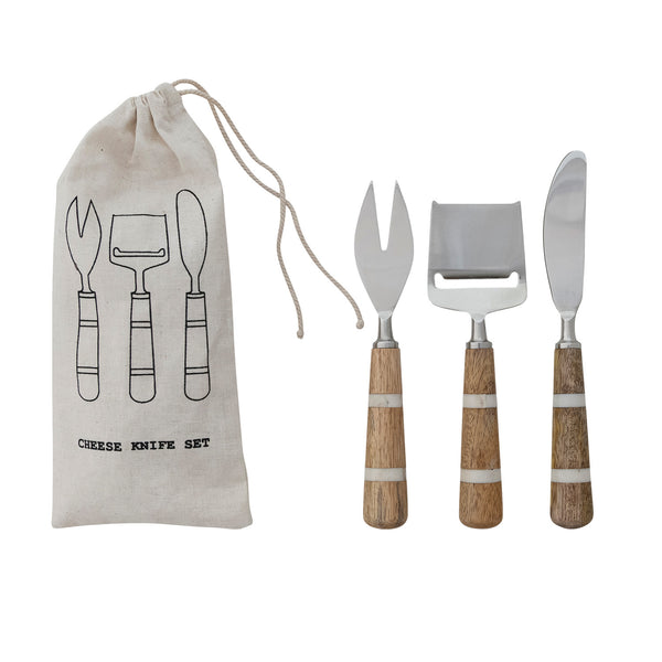 Mango Wood Cheese Utensils
