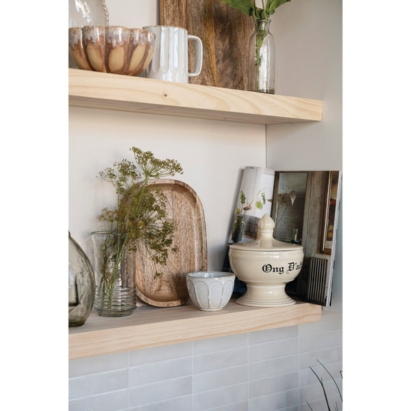 White Stoneware Bowl