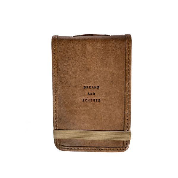 Mini Dreams & Schemes Leather Journal