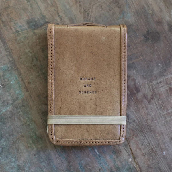 Mini Dreams & Schemes Leather Journal