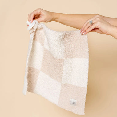 Dune Check Chenille Mini Lovey