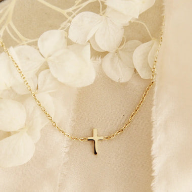 Tiny Cross Necklace