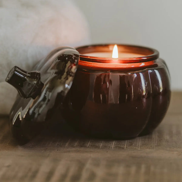 Hello Fall Pumpkin Jar Candle