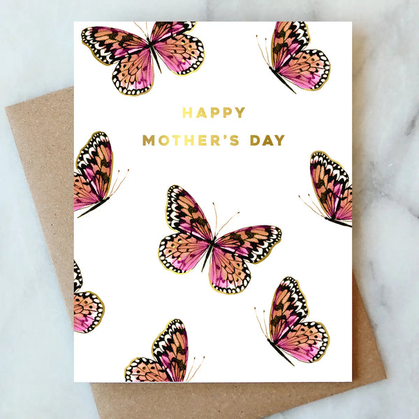 Pink Butterfly Happy Mother's Day