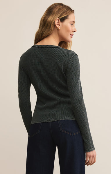 Arlet Mini Thermal Top: Garland Green