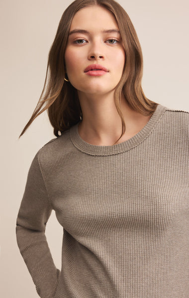 Arlet Mini Thermal Top: Smoked Heather