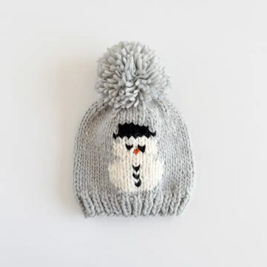 Snowman Baby Knit Hat