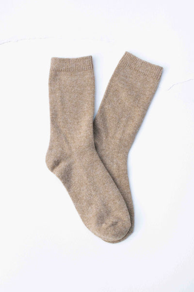Wool Cashmere Blend Socks