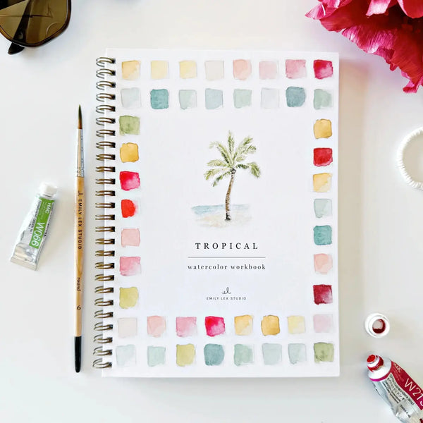 Tropical Watercolor Workbook