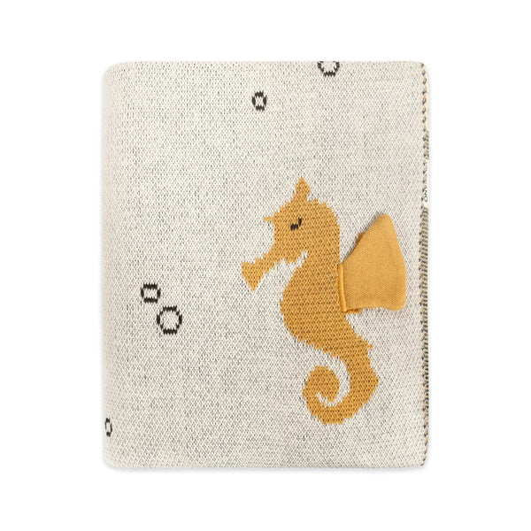 Ocean Life Knit Blanket