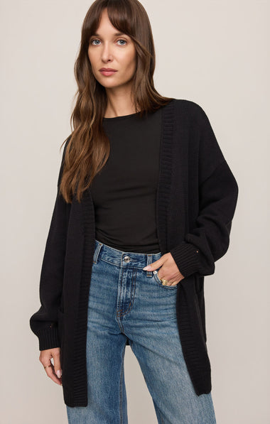 Sanborn Cardigan: Black