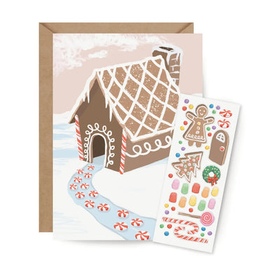 Gingerbread Sticker Scene