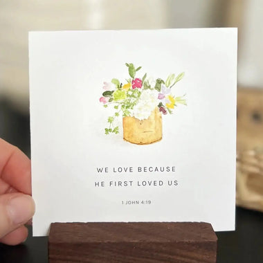 Wood Card Holder
