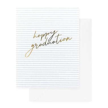 Happy Graduation Pinstripes