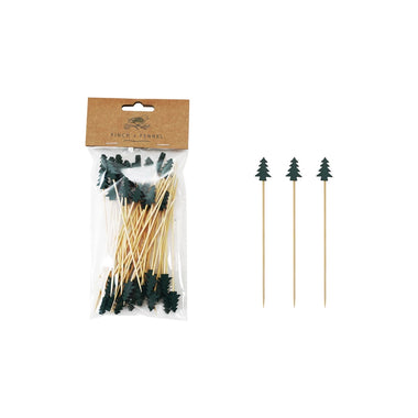 Christmas Tree Bamboo Skewers