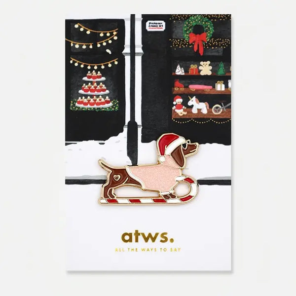 Merry Woofmas Pin