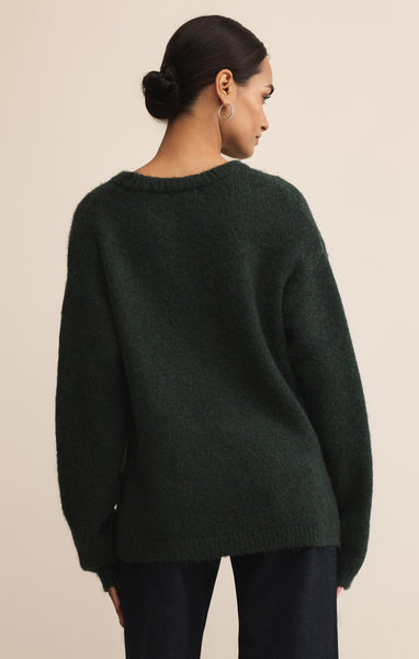 Snowed In Sweater: Garland Green