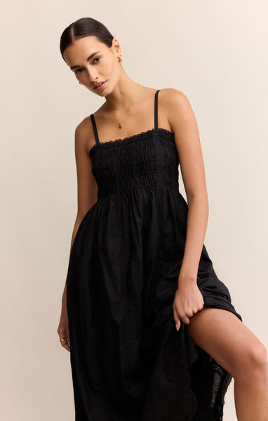 Dani Embroidered Midi Dress