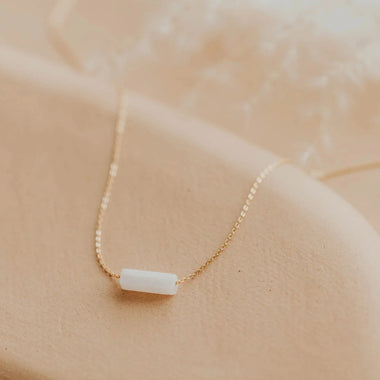 Gemma Necklace: Lotus