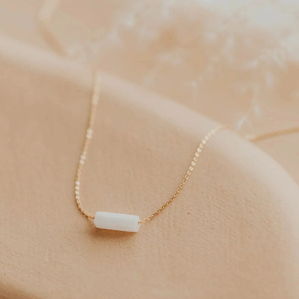 Gemma Necklace: Lotus