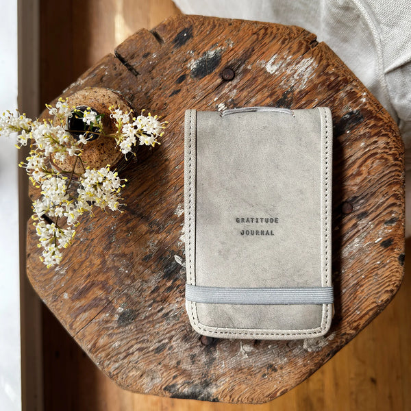 Mini Leather Journal: Gratitude