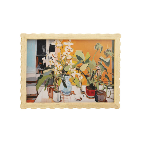Scalloped Wood Frame