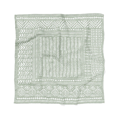 Muslin Swaddle: Green Tapestry