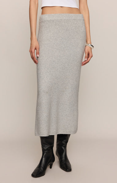 Cozy Moment Skirt: Feather Grey