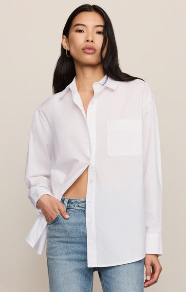 The Gallery Button Up: White