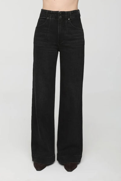 Lana High Rise Wide Leg: Jetset