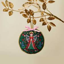 Angel Embroidered Ornament