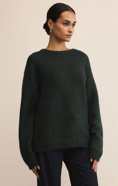 Snowed In Sweater: Garland Green