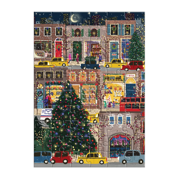 Winter Lights Greeting Card Puzzle
