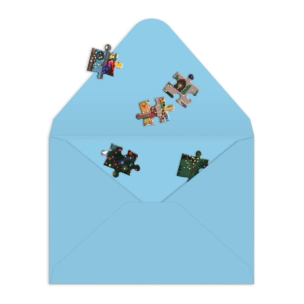 Winter Lights Greeting Card Puzzle