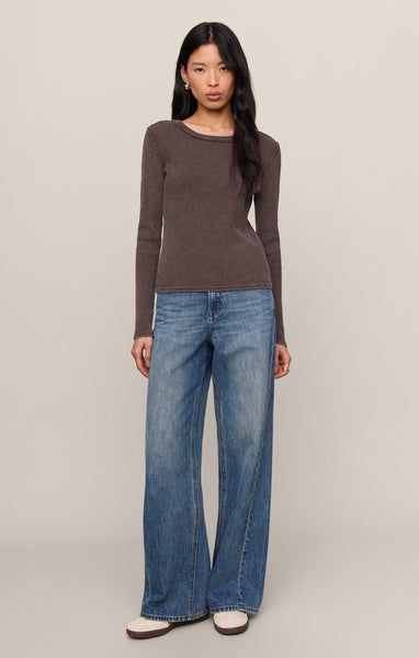 Arlet Mini Thermal Top: Dark Chocolate
