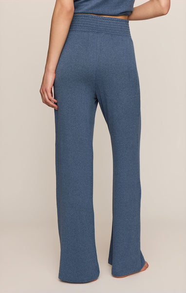 Dawn Smocked Pant: True Navy