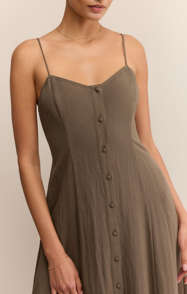 Angel Eyes Midi Dress: Tiki