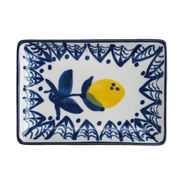 Hand-Painted Lemon Plates