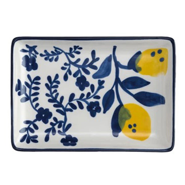 Hand-Painted Lemon Plates