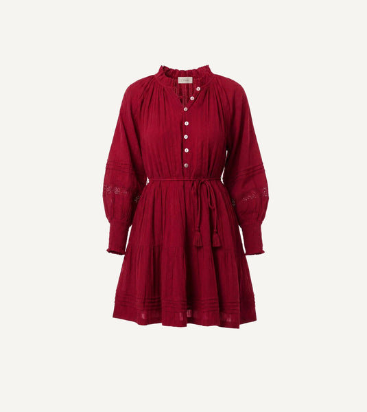 Meadow Mini Dress: Rumba Red