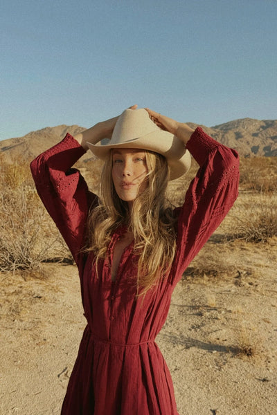 Meadow Mini Dress: Rumba Red