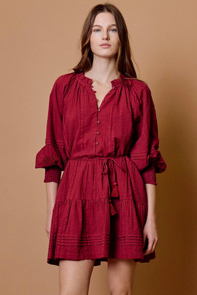 Meadow Mini Dress: Rumba Red